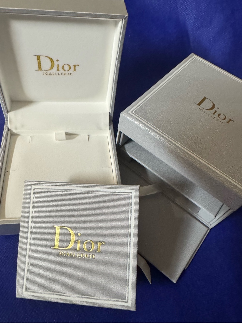 Dior Joaillerie 💯% Authentic luxurious Silvery Jewelry gift or storage Box set
